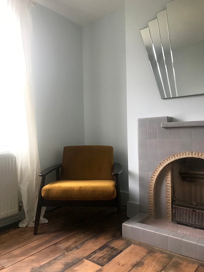 Mustard Demure Armchair from Claire