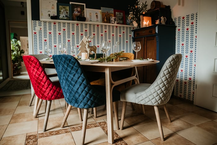 Chaises Albion avec coutures