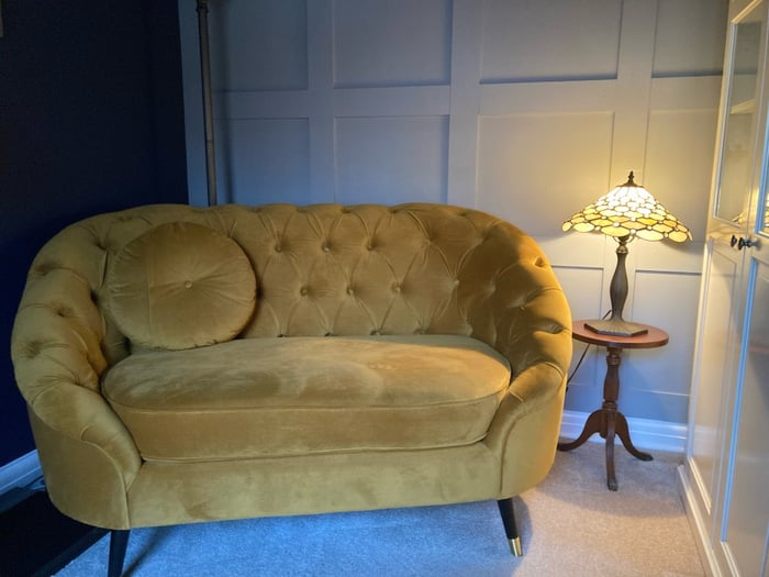 Fauteuil capitonné Kooper - James