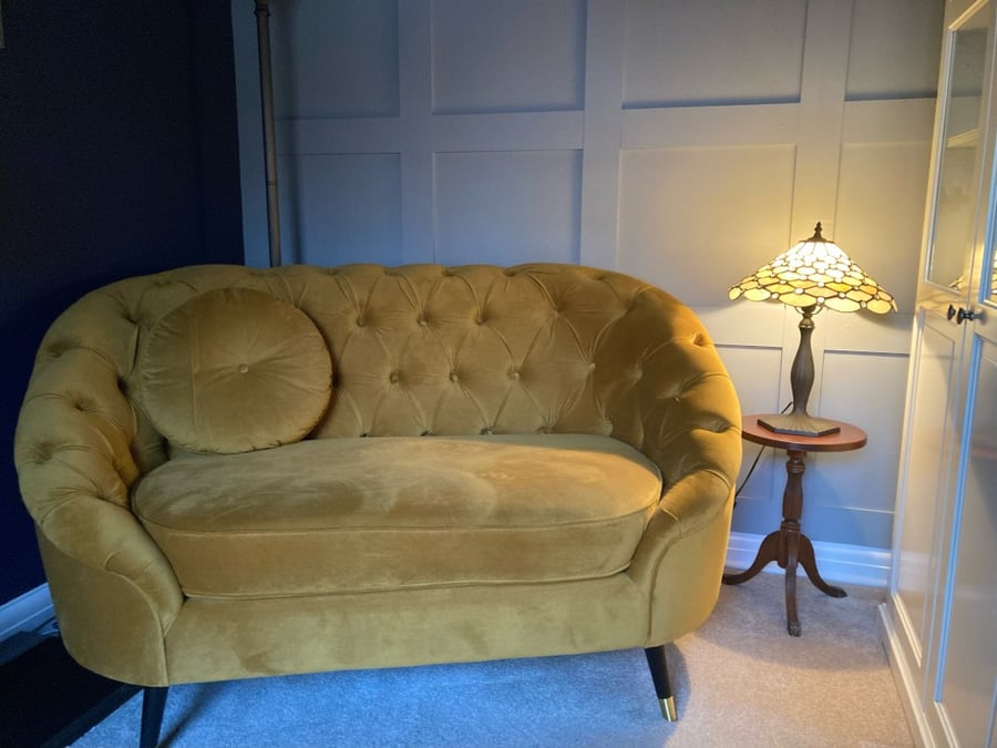 Fauteuil capitonné Kooper - James