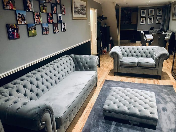 Canapé Chesterfield Wood de Kaushik