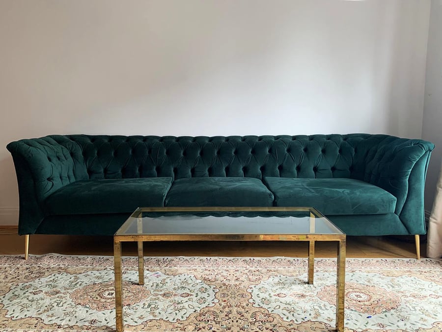 Dark green Chesterfield Modern sofa from Asal