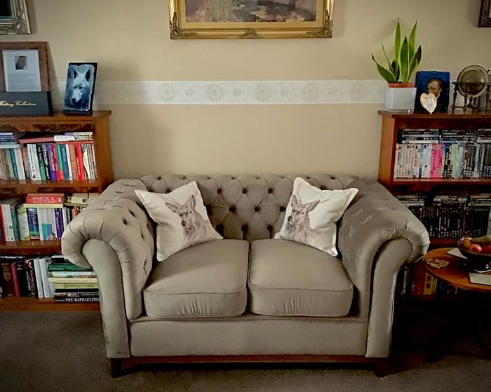 Canapé Chesterfield Wood de Carrie