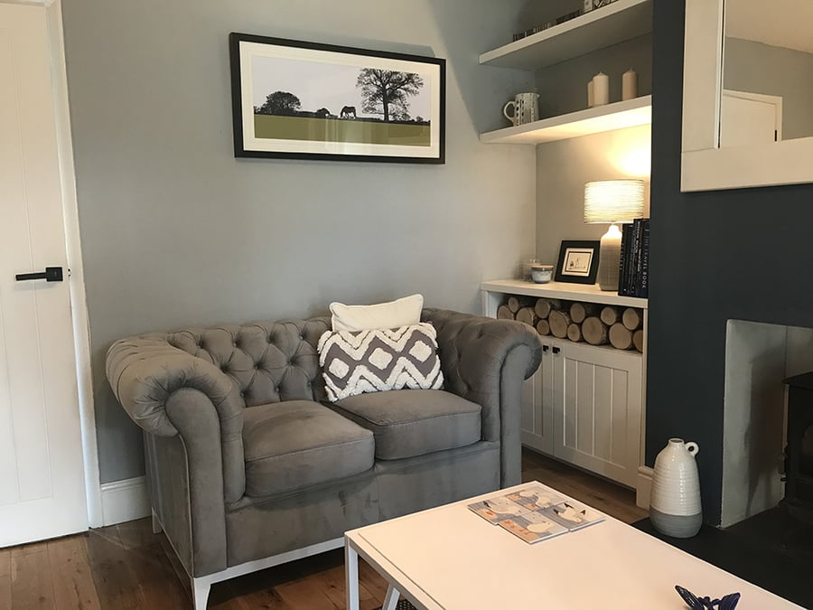 Canapé Chesterfield Wood - Andy
