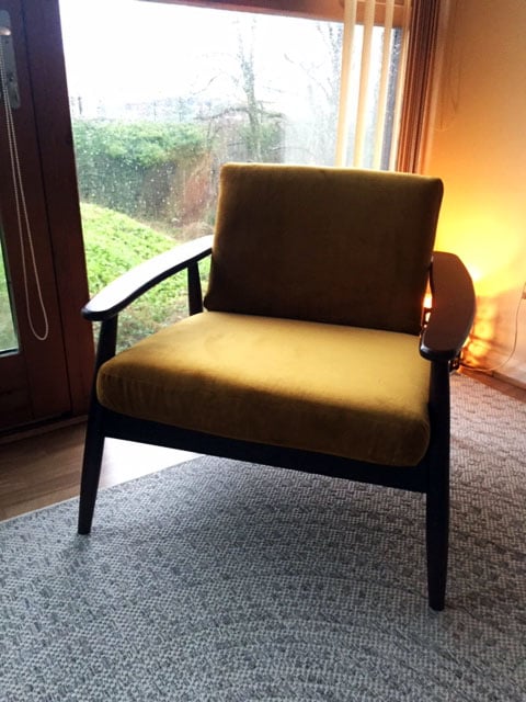 Mustard Demure Armchair from Fiona