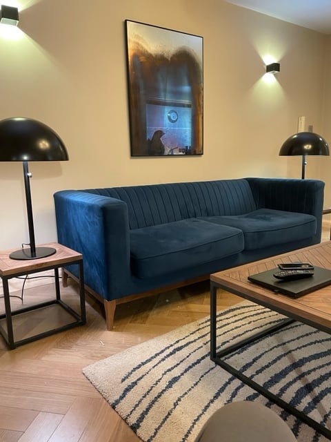 Slender Wood Sofa - Stephen