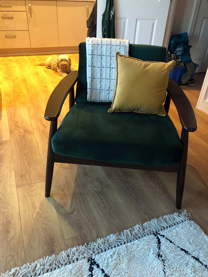 Demure Armchair by Sorsha